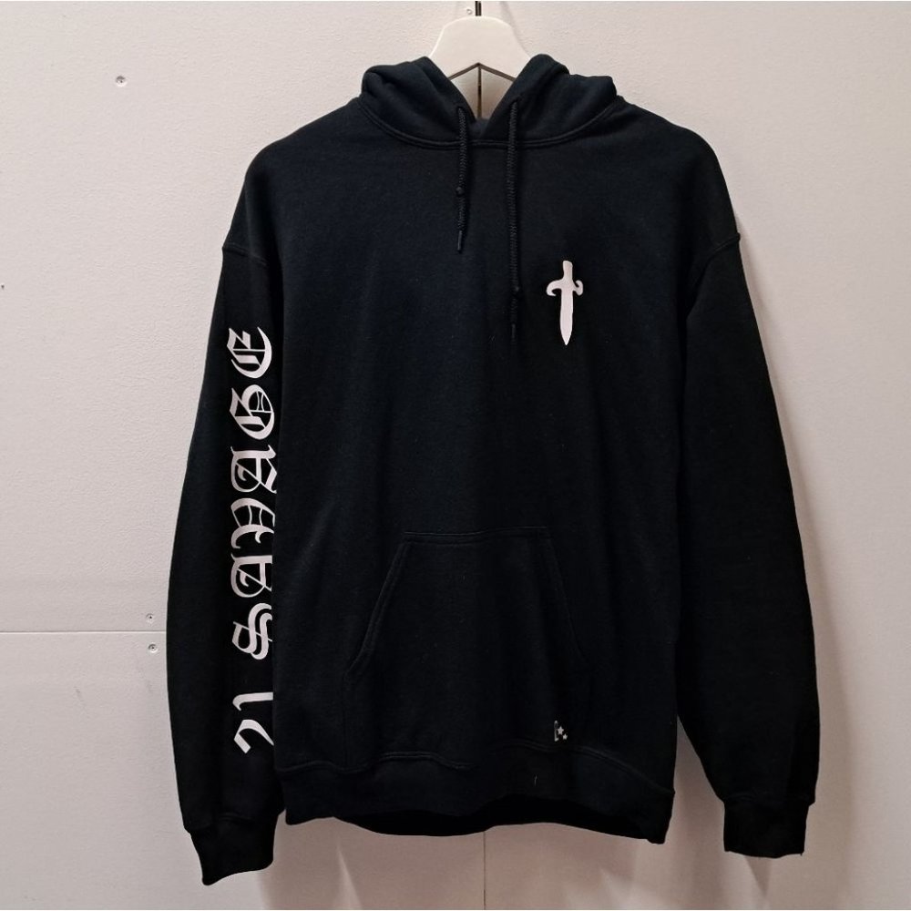 Gildan Mens Sweater Hoodie 21 Savage British Rapper Hip Hop Music Concert Medium